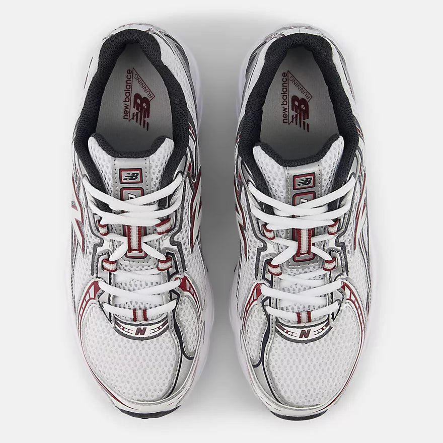 Premium 740 Sneakers for Men & Women - Mercury Red, White & Castlerock Colorway - Comfortable Running Shoes for Jogging, Gym & Casual Wear