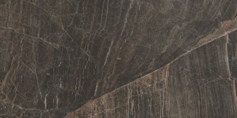 Samson 1042983 Anthology Matte Brown Floor Tile 12x24 Inch - 7-Pack | Durable Ceramic Tiles for Bathroom, Kitchen & Living Room Flooring