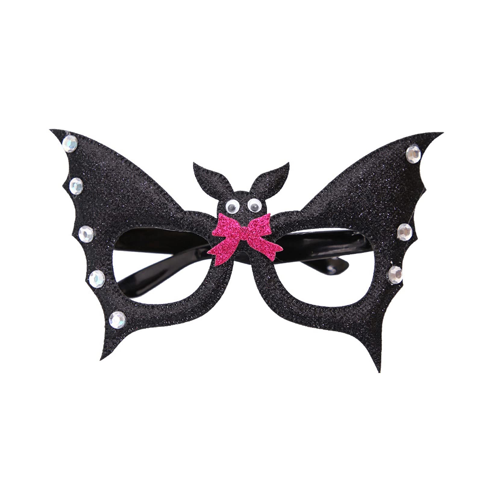 Funny Halloween Glasses - Skull Hand Bat Frame for Costume Parties, Trick or Treat, and Spooky Celebrations
