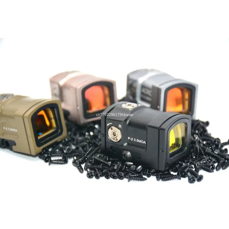 Tactical P2 Red Dot Reflex Sight Scope - 3.5 MOA Compact Hunting Optics with 1.54