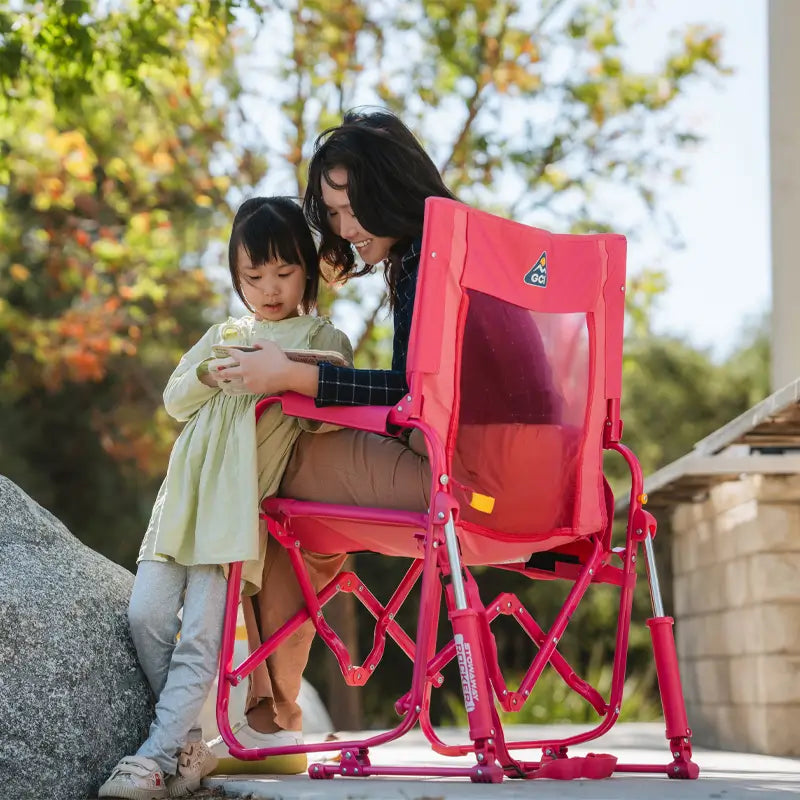 Stowaway Rocker™ - Compact Folding Rocking Chair for Camping, Travel & Small Spaces - Portable Outdoor Rocker for Patio, RV, Apartment & Nursery - Lightweight & Easy to Store