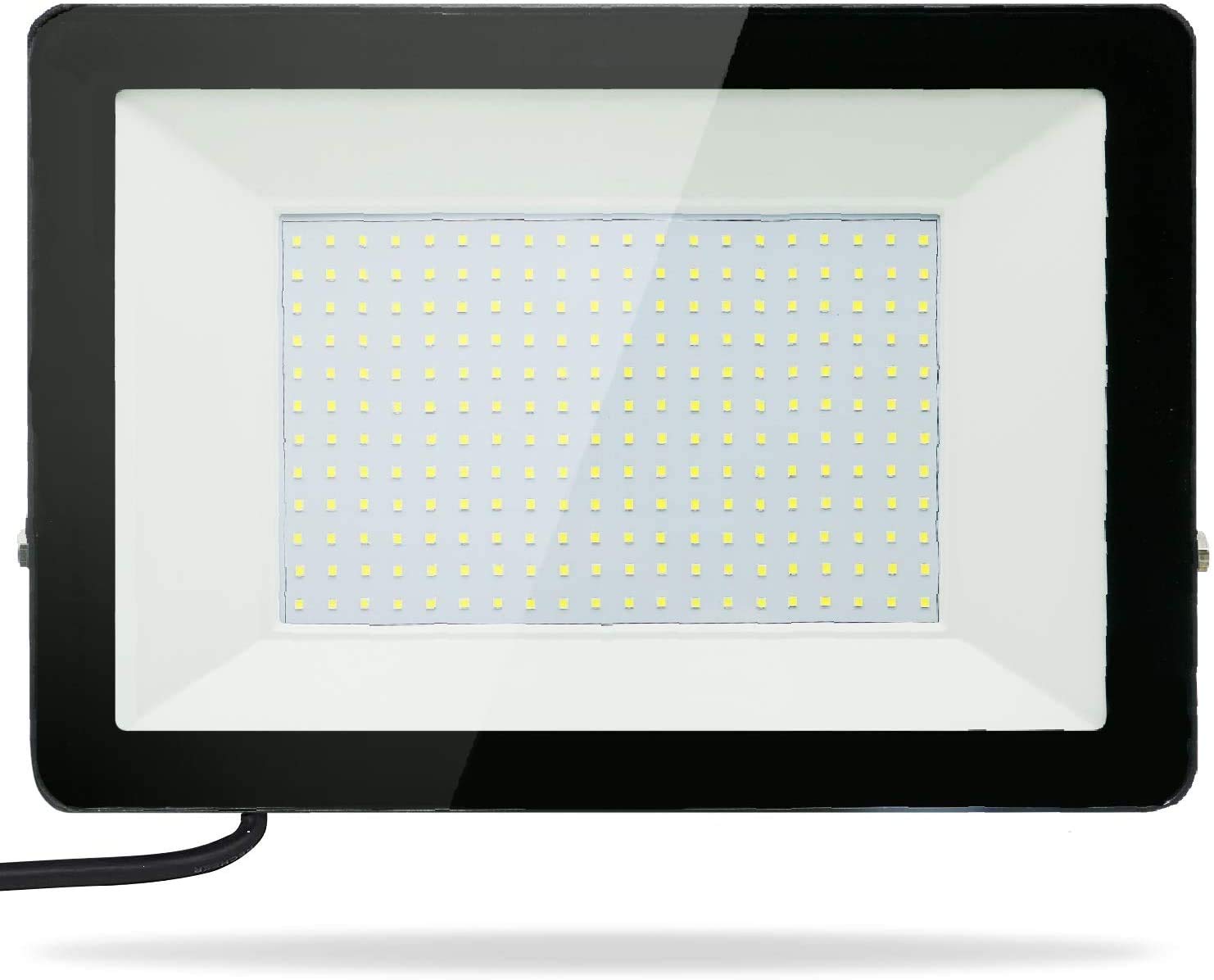200W LED Flood Light Outdoor - 18000LM Super Bright Security Light, IP65 Waterproof, Daylight White (6500K) - Perfect for Patio, Yard, Garage, Warehouse, Driveway & Backyard Lighting (Includes Plug)