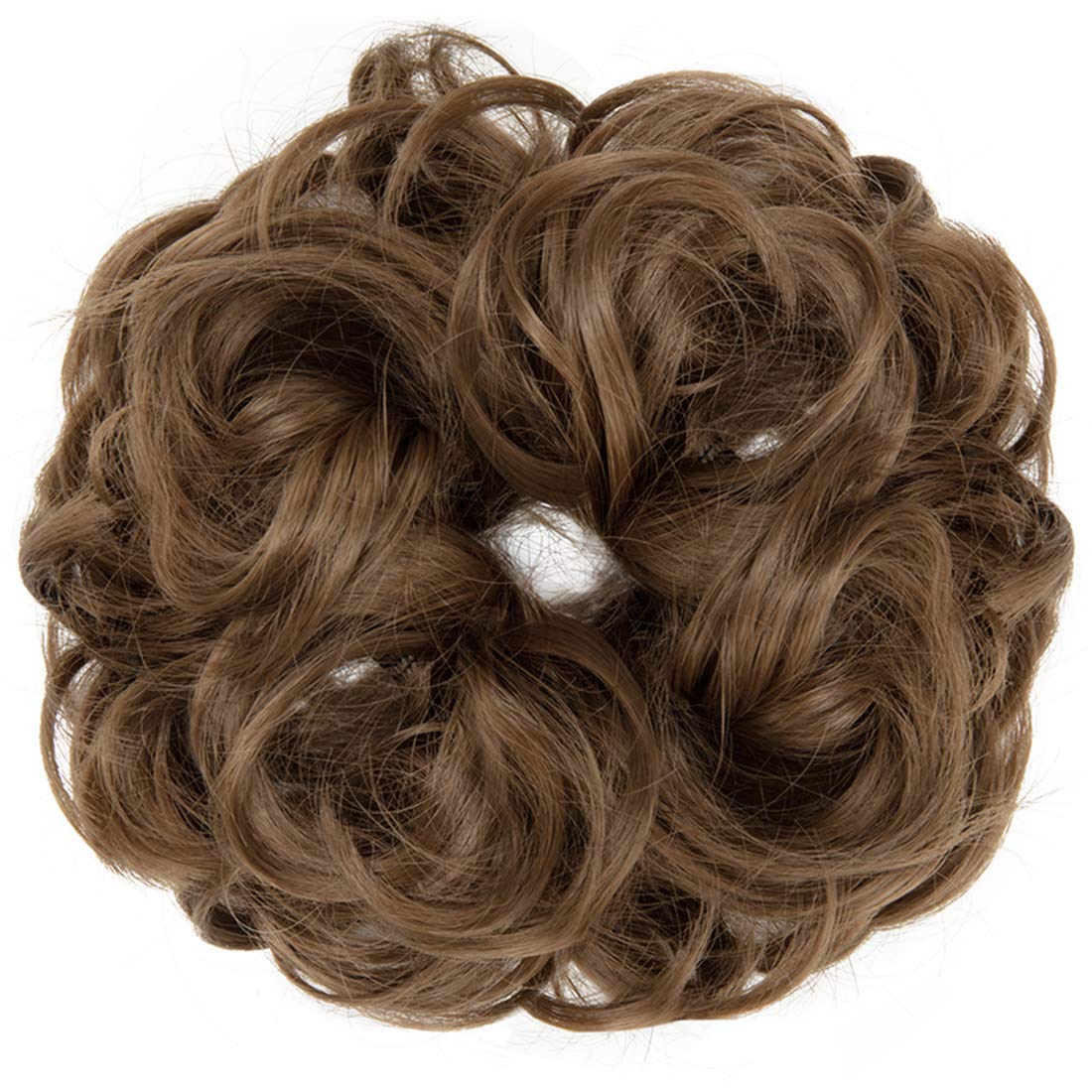 Messy Bun Hair Extensions - Clip-in Chignon Updo Hairpiece with Scrunchie for Women | Perfect for Parties, Weddings & Everyday Styling