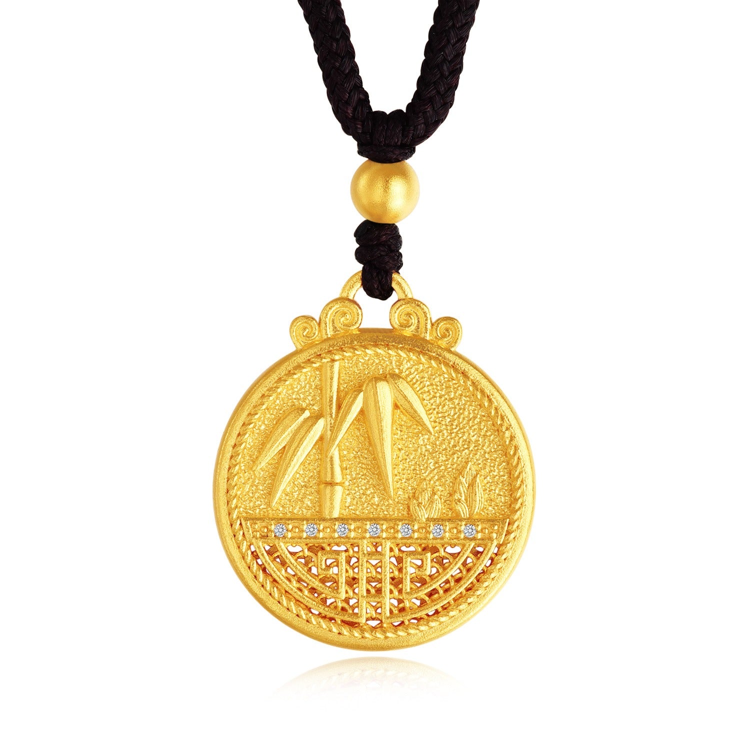 24K Gold Diamond Necklace for Women - Elegant & Luxurious Jewelry Gift for Birthday, Anniversary, Valentine's Day