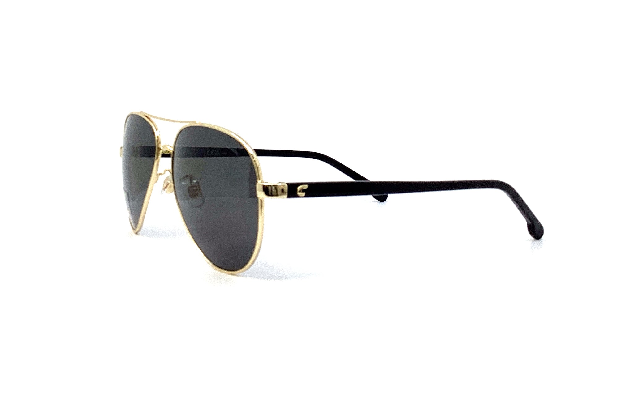 Carrera 3003/S Sunglasses - Gold & Black Aviator Style for Men & Women - Perfect for Driving, Outdoor Sports & Fashion Accessories