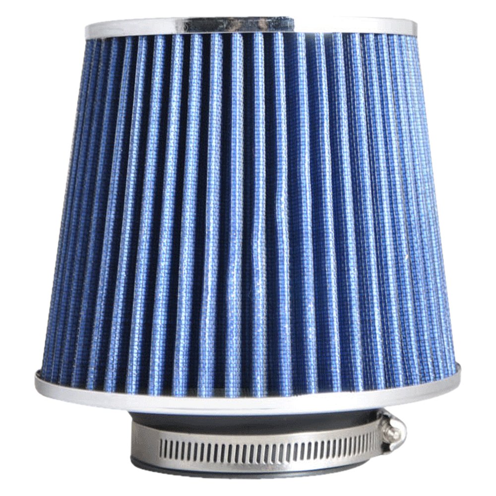 High Performance Universal 3 Inch Blue Air Intake Filter - KN Style Replacement for Cars & Trucks - IKON MOTORSPORTS - Perfect for Racing, Off-Road & Engine Upgrades