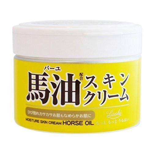 Loshi Horse Oil Skin Cream - Deep Moisturizing & Nourishing Face & Body Cream, 220g - Perfect for Dry, Sensitive Skin & Daily Skincare Routine