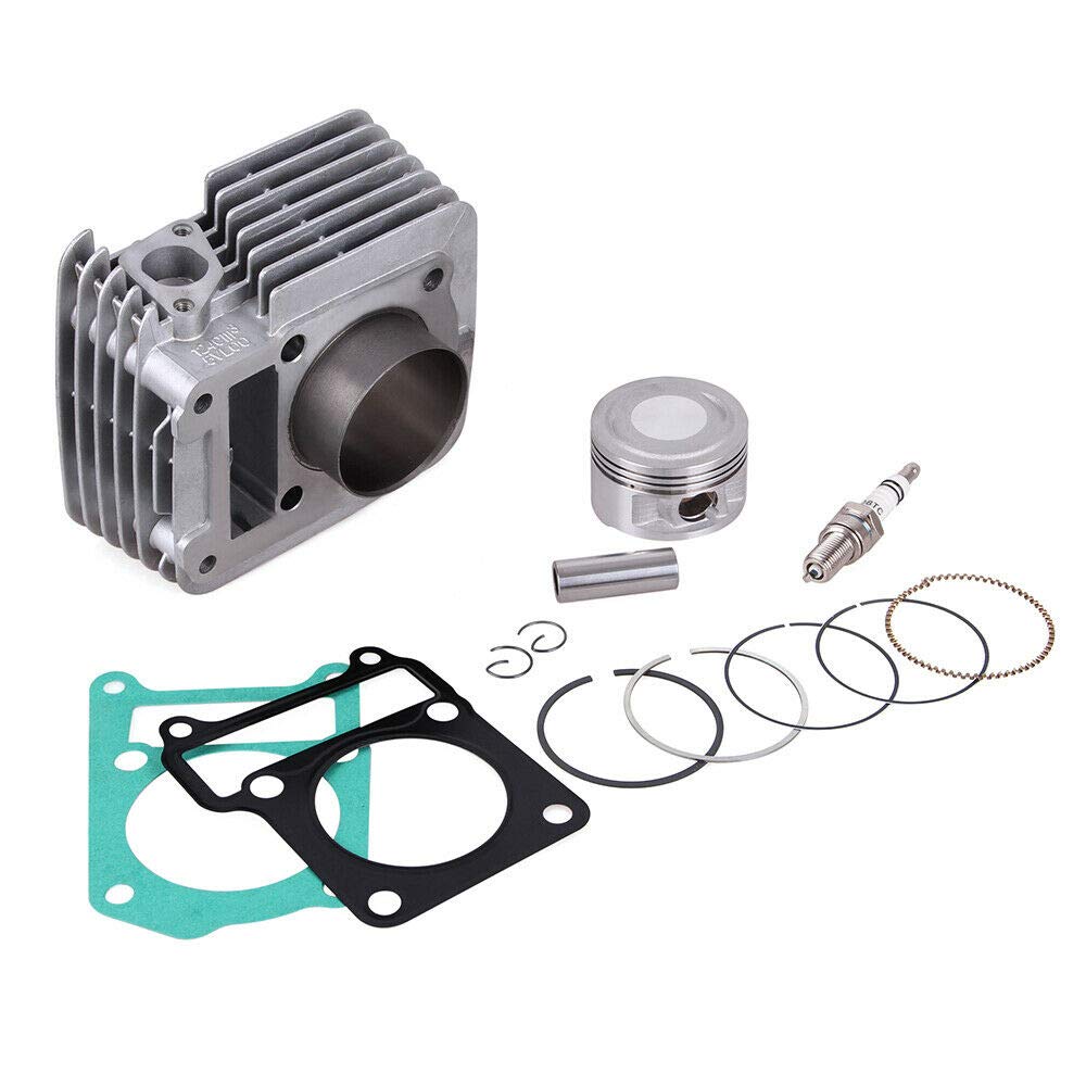57mm Cylinder Piston Rings Top End Kit for Yamaha TTR125 TTR125L TTR125E (2000-2005) - Complete Engine Rebuild Kit for Dirt Bike & Off-Road Motorcycle Maintenance