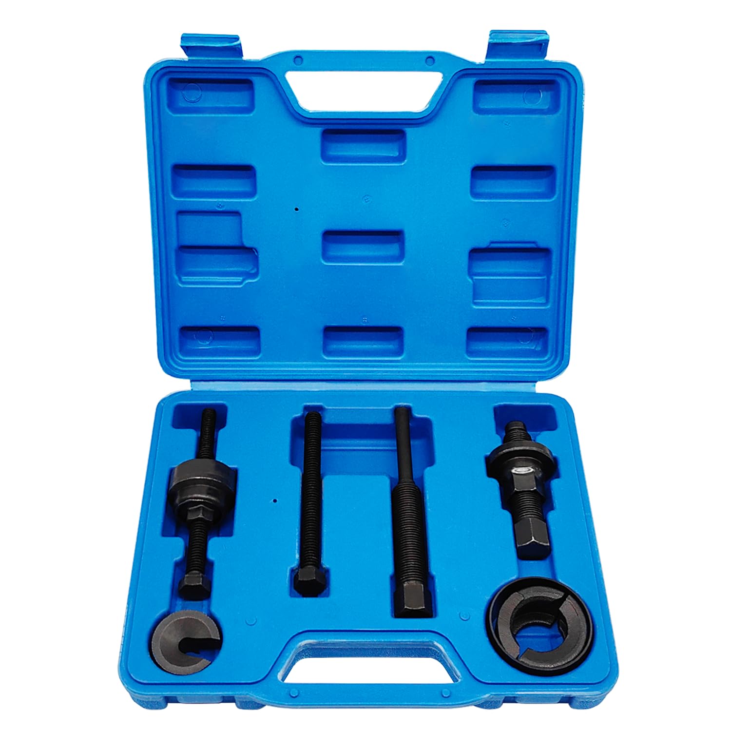 Power Steering Pulley Puller & Install Tool Kit - Compatible with Ford, GM, VW, Chrysler & Most Domestic Vehicles - Vacuum Pump Pulley Remover & Installation Set with Disconnect Tools - Perfect for Auto Repair Shops & DIY Mechanics