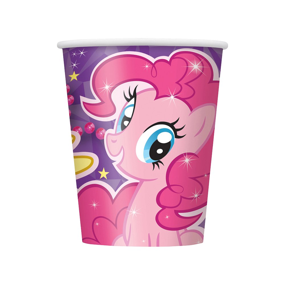 My Little Pony 9oz Plastic Party Cups (8-Pack) - Colorful Kids Birthday Party Supplies for Themed Decorations & Celebrations