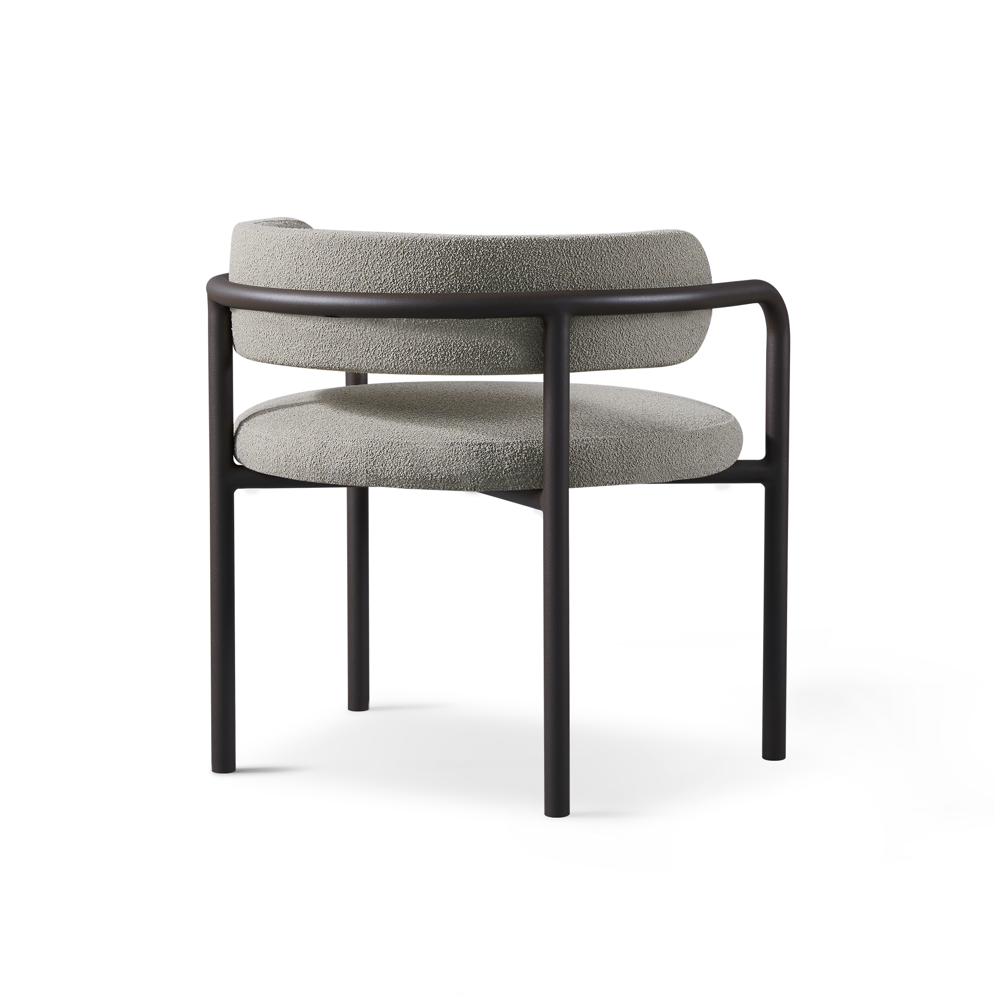 Porto Aluminum Club Chair - Lightweight Outdoor Patio Furniture for Garden, Poolside & Deck - Modern All-Weather Lounge Chair with Cushion (Optional) - Perfect for Relaxing, Sunbathing & Entertaining Guests