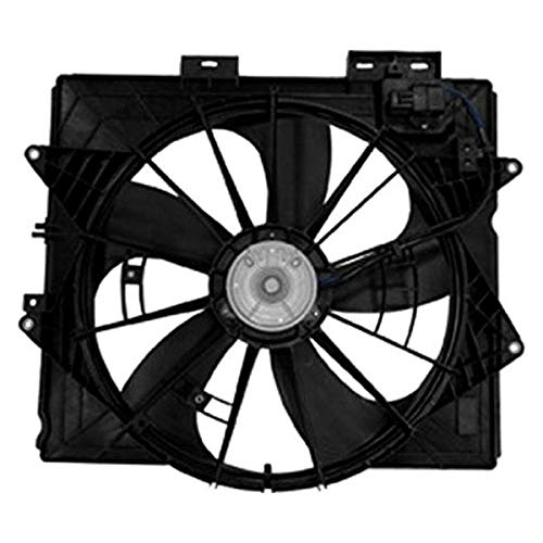 Replacement Engine Radiator Cooling Fan Assembly for Cadillac CTS SRX STS - High Performance Cooling System Part for Hot Weather & Heavy Traffic Driving