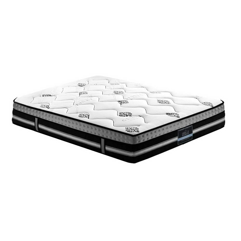 Galaxy Euro Top Cool Gel Pocket Spring Mattress - 14 Inch Queen Size for Superior Comfort & Support | Perfect for Hot Sleepers & Back Pain Relief