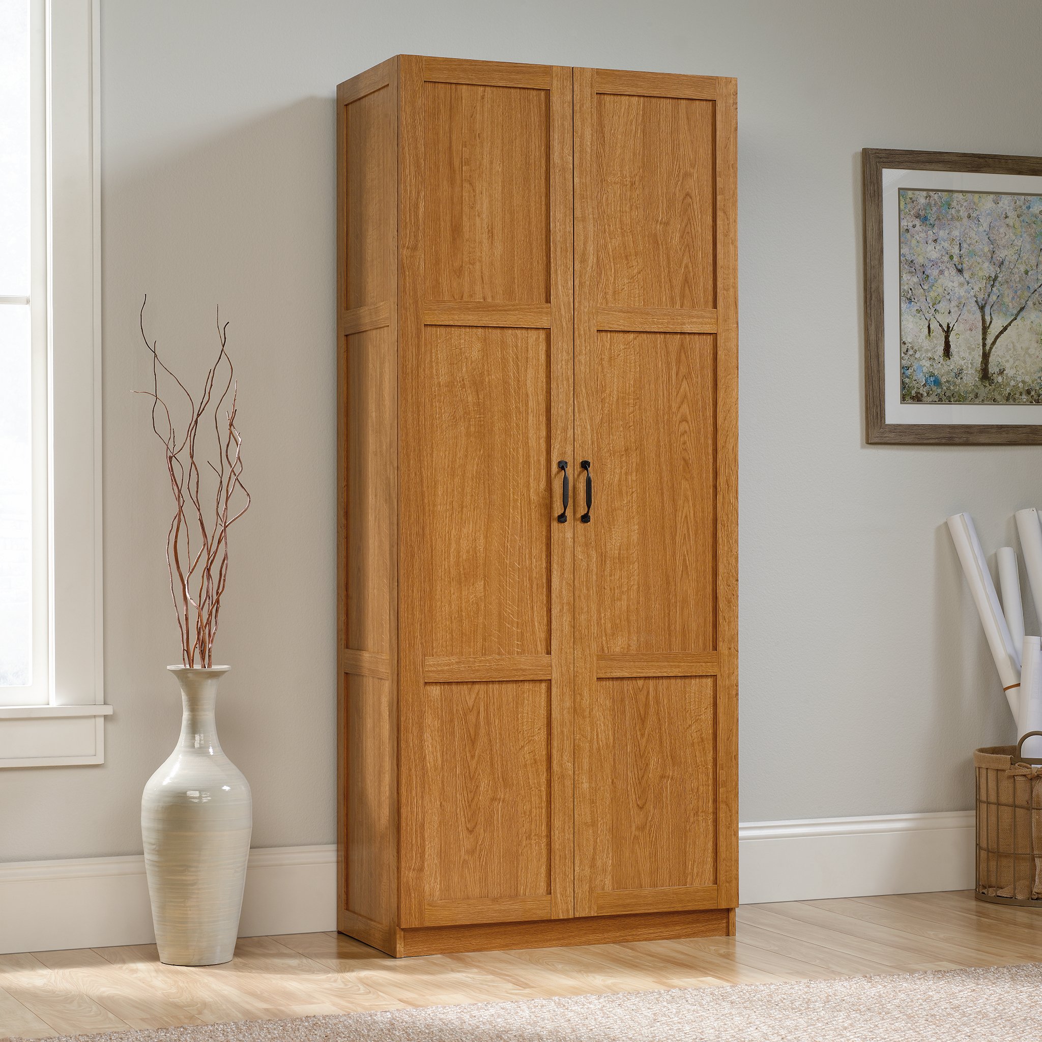 Sauder HomePlus Storage Cabinet - Organize Your Pantry, Kitchen & Home | Durable & Stylish Storage Solution for Food, Dishes & Household Items