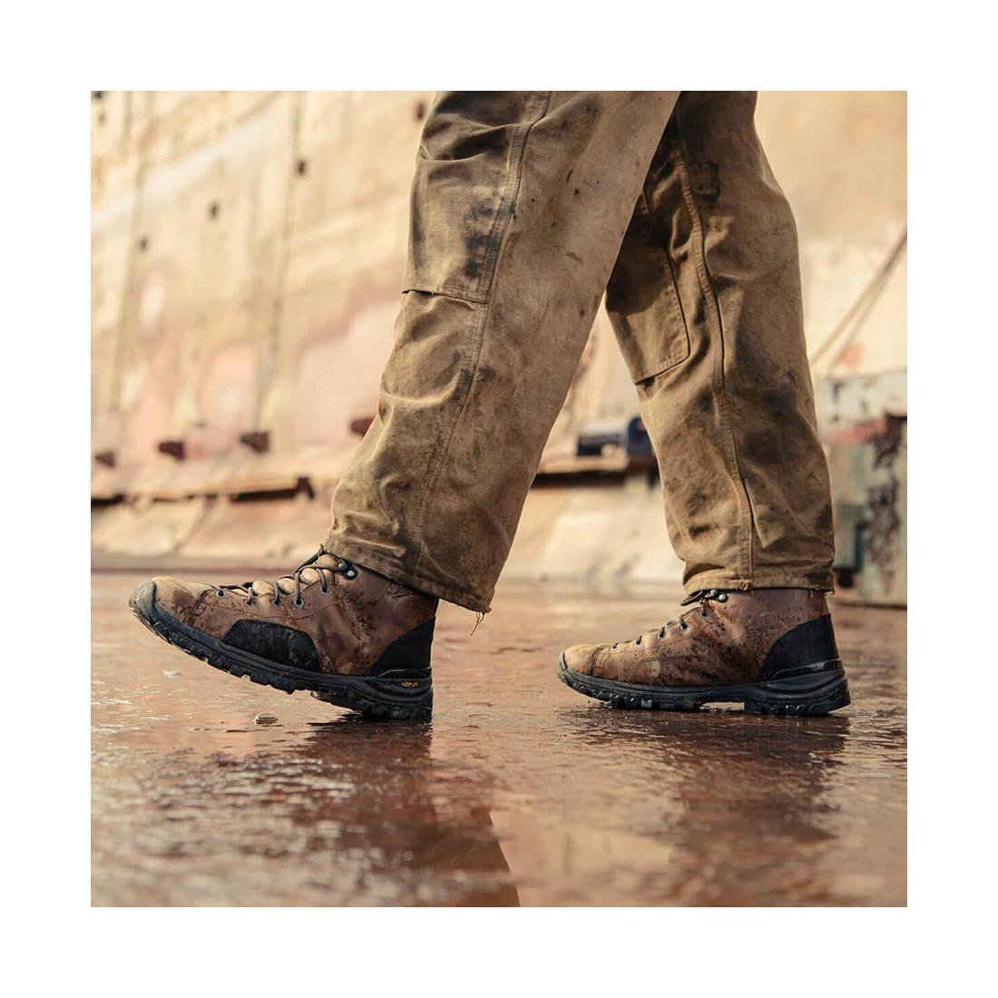 Stronghold 6 Waterproof Nano Toe Work Boots for Men - Slip Resistant Safety Shoes for Construction, Warehouse & Outdoor Work