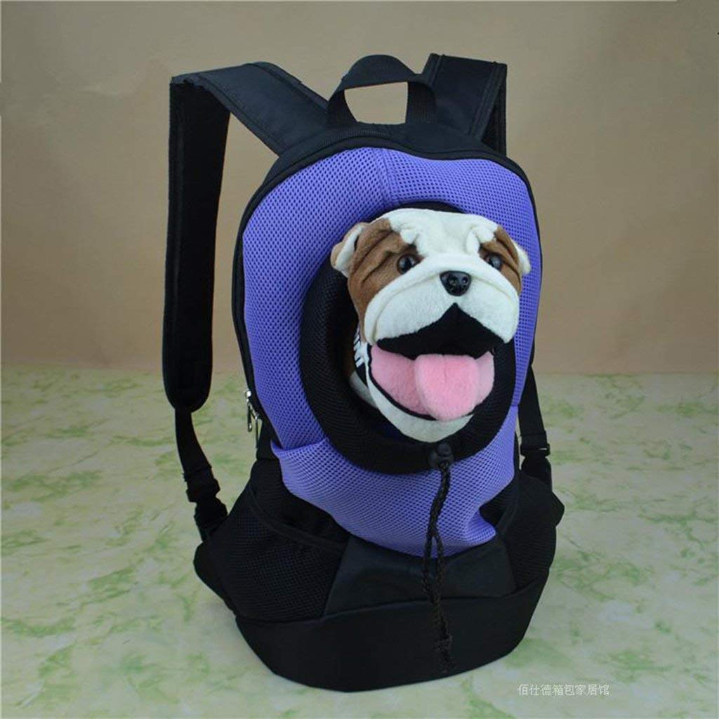 LIJIAO Chest Pet Carrier Backpack - Portable Dog & Cat Travel Bag for Hiking, Walking, and Outdoor Adventures - Hands-Free Pet Carrier for Small Animals