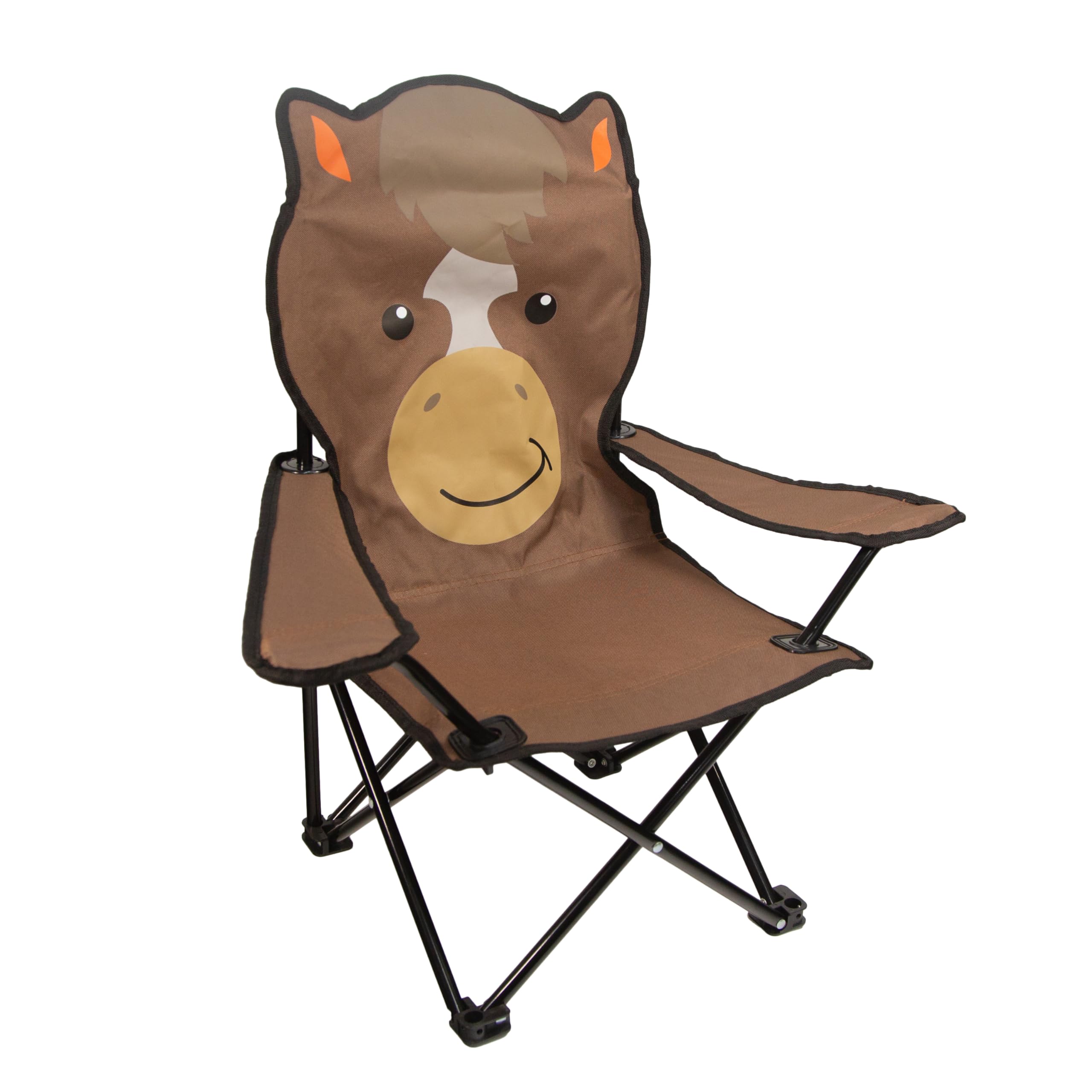 Pacific Play Tents 56102 Hudson The Horse Kids Chair - Adorable Animal-Shaped Children's Seat for Playroom, Bedroom & Reading Nook - Perfect Toddler Furniture for Imaginative Play & Cozy Storytime