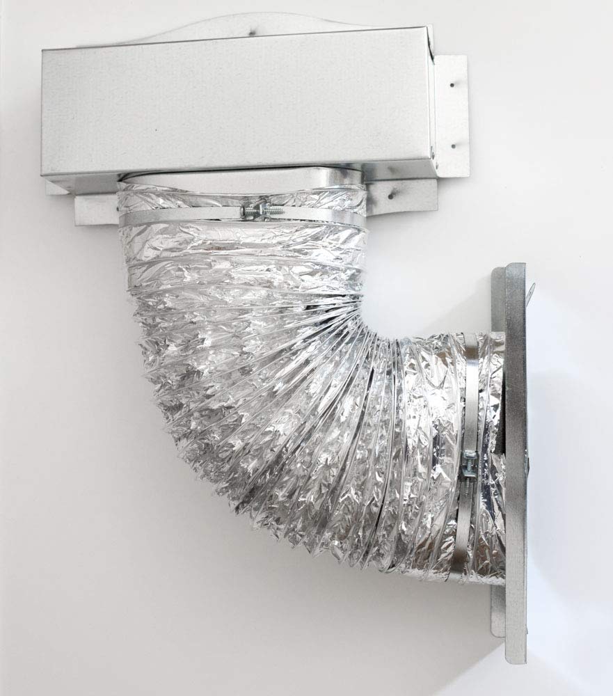 Under Cabinet Toe Kick Floor Vent Ducting Kit - HVAC Airflow Solution for Kitchen & Bathroom Renovations