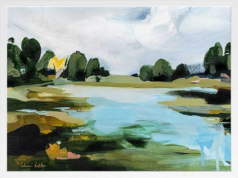Sunlight Framed Art Print - Modern Wall Decor for Living Room, Bedroom & Office - Ready to Hang