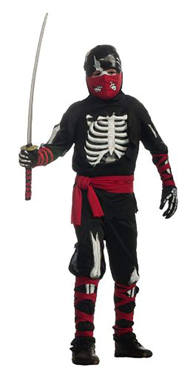 Kids Ninja Costume for Halloween - One Dead Ninja Outfit for Boys & Girls | Perfect for Trick-or-Treating, Cosplay & Halloween Parties
