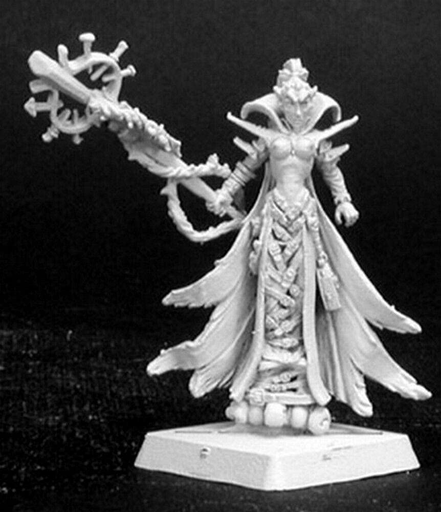 Reaper Thuusia Darkspawn Mage 25mm Heroic Scale Miniature - Perfect for D&D, Pathfinder, and Tabletop RPG Gaming - Warlord Miniatures Fantasy Figure