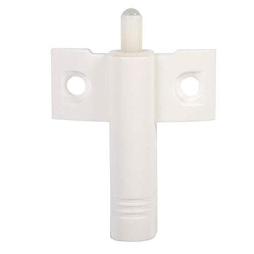 10Pcs White Soft Close Cabinet Hinges with Screws - Quiet Door Stop Damper for Kitchen Drawers & Furniture Hardware - Perfect for Home Renovation & DIY Projects