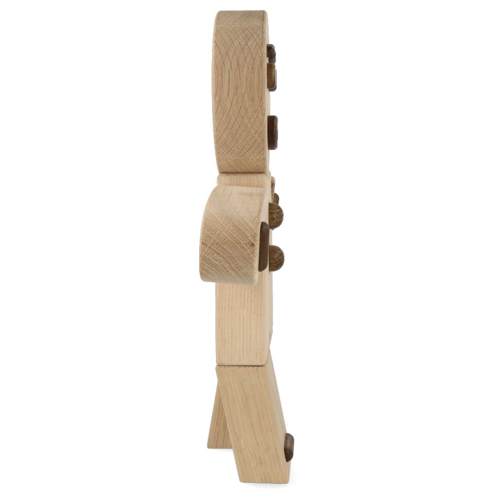 Natural Oak Gingerbread Man Cookie Cutter - Large Size for Holiday Baking, Christmas Decor, and DIY Crafts