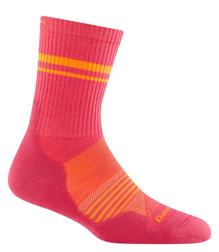 Darn Tough Women's Run Element Lightweight Crew Socks - Moisture Wicking Running Socks for Women - Perfect for Marathon, Trail Running & Outdoor Activities
