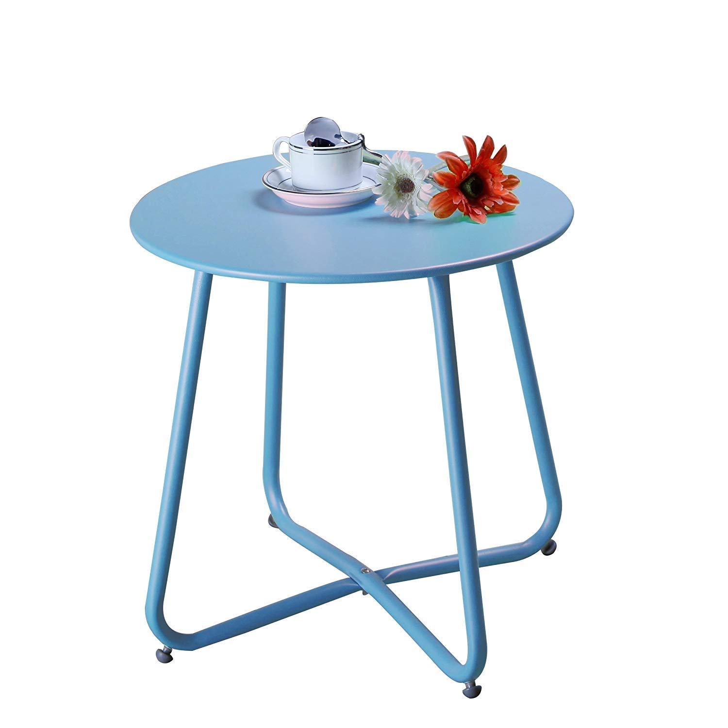 HAIZHEN Small Round Coffee Table - 18