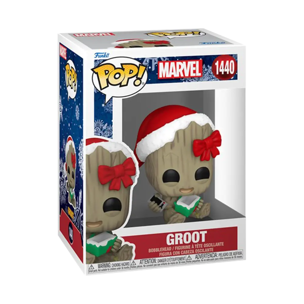Funko POP! Holiday Groot - Guardians of The Galaxy Christmas Vinyl Figure - Perfect Gift for Marvel Fans & Collectors - Great for Holiday Decor, Office Desk Display, and Marvel Themed Parties