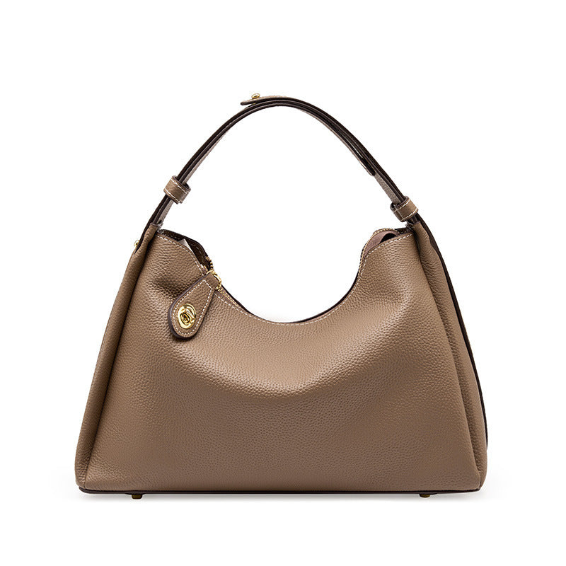 Genuine Leather Crossbody Shoulder Bag for Women - Stylish Tote & Underarm Purse - Perfect for Work, Travel, and Everyday Use