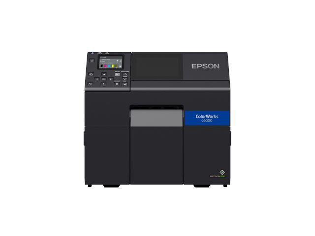 Epson ColorWorks CW-C6050A High-Speed Commercial Inkjet Color Label Printer with Auto Cutter - Perfect for Warehouse, Retail & Shipping Label Printing