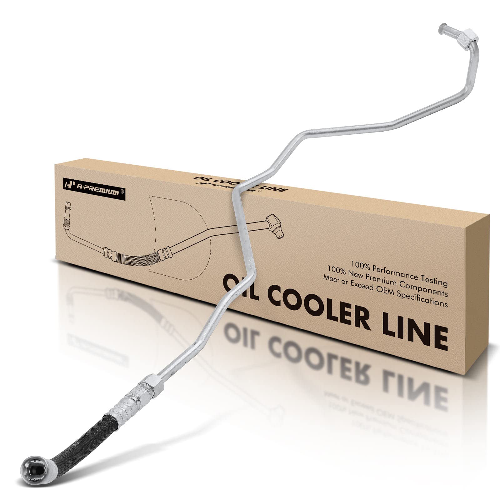 Premium Automatic Transmission Oil Cooler Line Hose Assembly for 2005-2009 Dodge Ram 2500/3500 5.9L 6.7L - Heavy Duty Replacement Part for Towing & Off-Road Performance