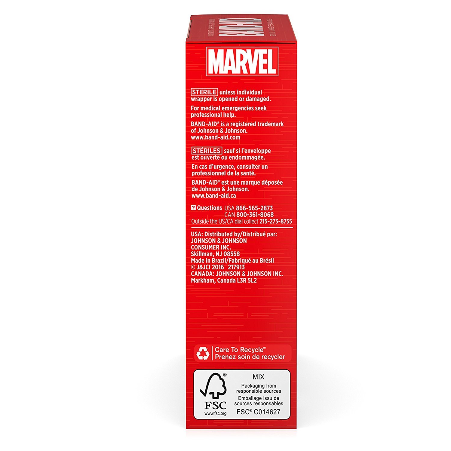 BAND-AID® Brand MARVEL Avengers Adhesive Bandages - 20 Count - First Aid for Kids, Cuts, Scrapes & Minor Wounds - Perfect for School, Home & Travel First Aid Kits