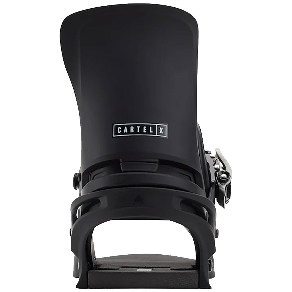 Burton 24/25 Cartel X Re:Flex Snowboard Bindings - Black | All-Mountain Freestyle Performance for Men & Women | Perfect for Park, Powder & Backcountry Riding