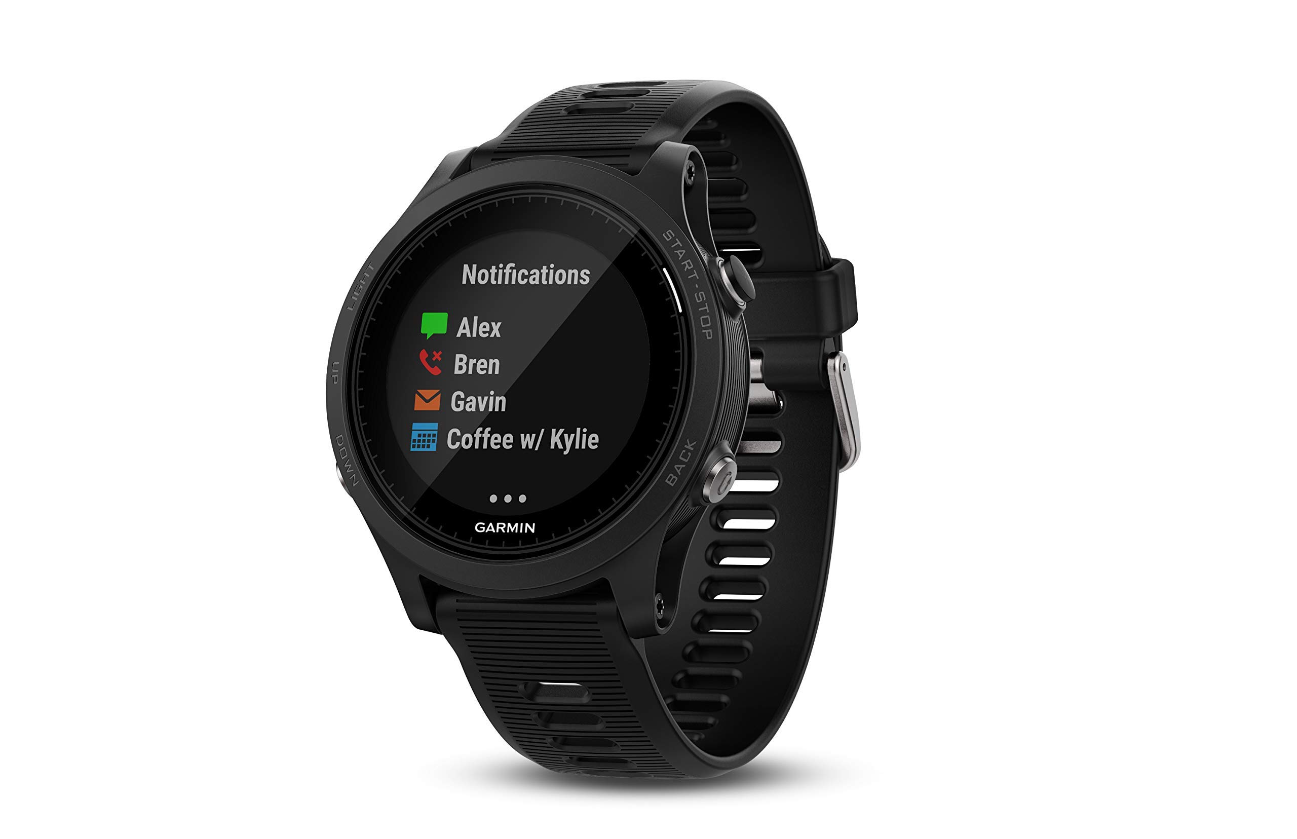 Garmin Forerunner 935 GPS Running Watch - Black/Black Band, Waterproof Fitness Tracker with Heart Rate Monitor, Multi-Sport Smartwatch (Renewed) - Perfect for Marathon Training, Triathlon & Outdoor Activities
