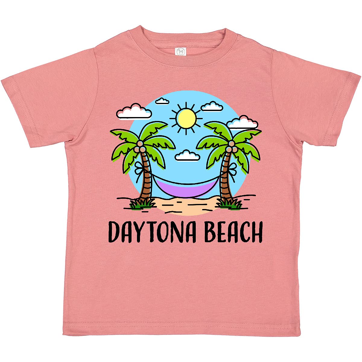 Inktastic Summer Vacation in Daytona Beach Toddler T-Shirt - Cute Kids Travel Shirt for Boys & Girls - Perfect Beach Trip, Family Vacation & Summer Outfit