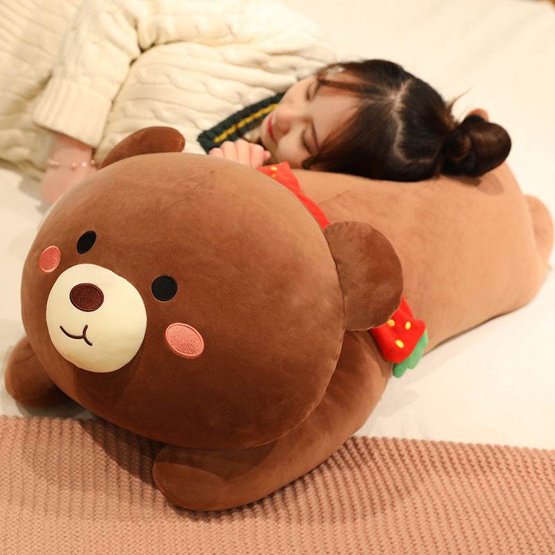 Brown strawberry bear