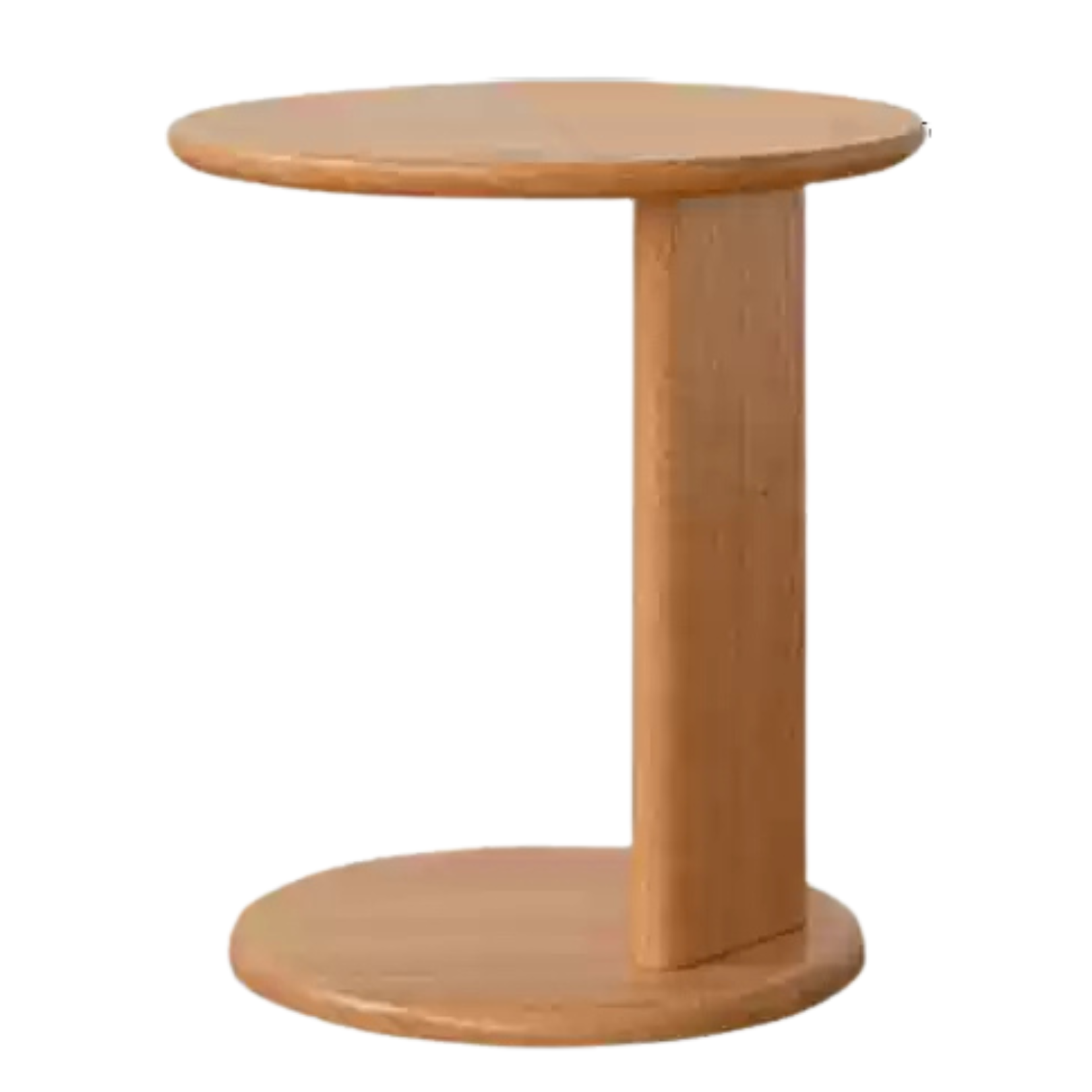 14.9 x14.9x16.5 inch / 38x 38x42.4cm/ Natural wood color / small coffee table