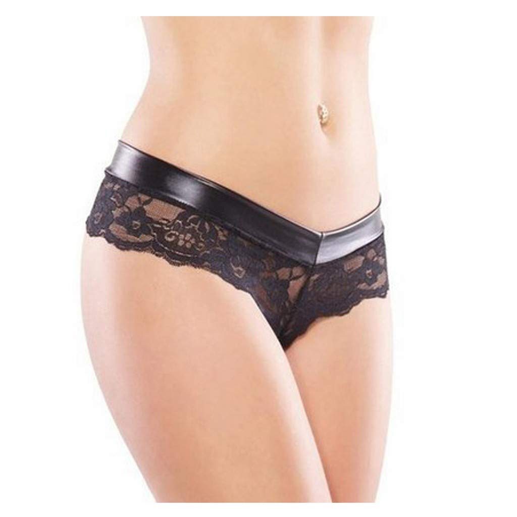 Sheer Lace String Panties for Women - Translucent Delicate Lingerie Underwear Sexy Underpants for Date Night & Special Occasions