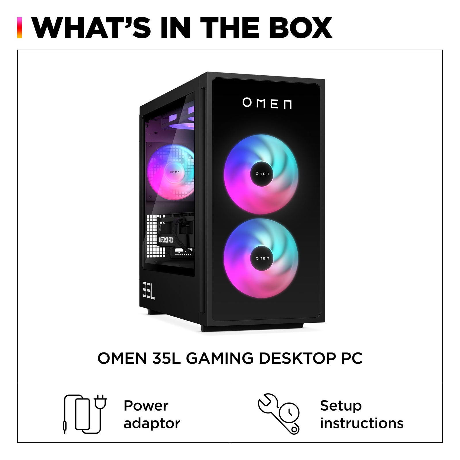 OMEN GT16-0066m Gaming Desktop PC - AMD Ryzen 7, 16GB RAM, 1TB SSD, NVIDIA GeForce RTX 4060, Windows 11 Home - Powerful Gaming & Streaming Computer for Esports & VR Gaming