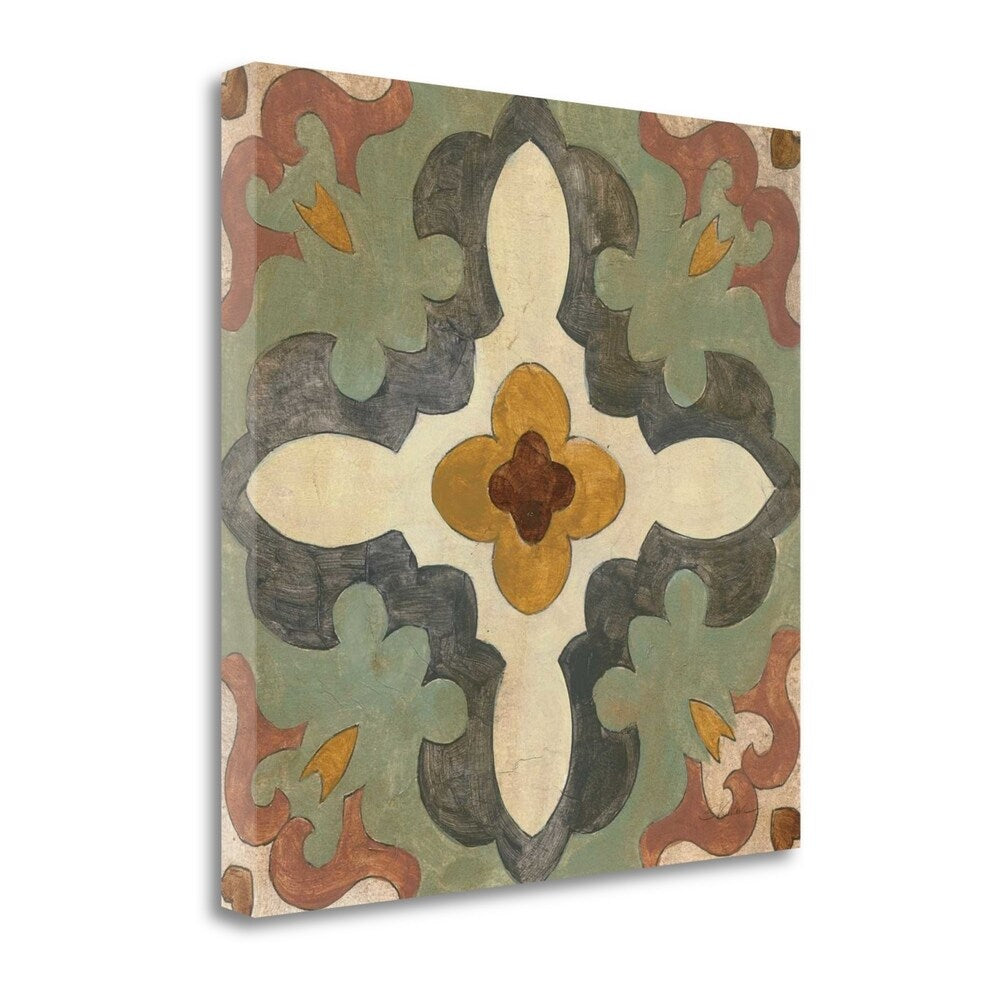 Silvia Vassileva Andalucia Tiles B Color Giclee Print on Gallery Wrap Canvas - Premium Wall Art for Living Room, Bedroom & Office Decor