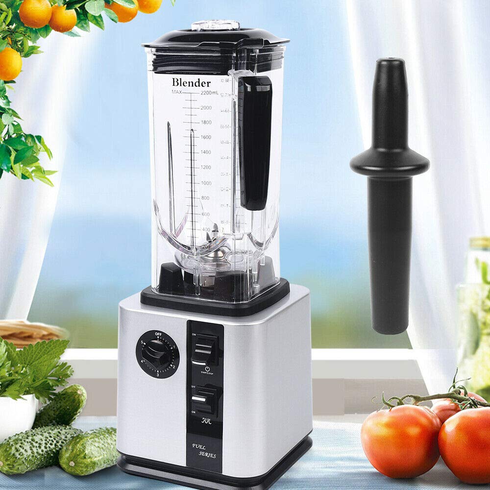 2200W Commercial Blender for Smoothies, Shakes & Juices - Professional Countertop Food Mixer with Portable Design - Ideal for Smoothie Shops, Restaurants, Home Kitchens & Healthy Lifestyles