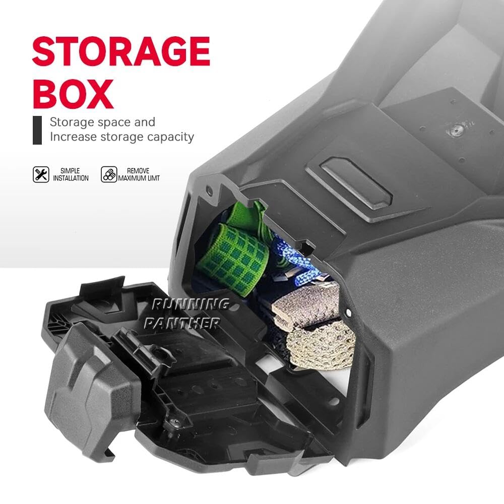 RUNNING PANTHER Universal Electronic Device Holder for Can Am Commander & Maverick Models - Secure GPS, Tablet, Phone, iPad Mount with Storage Box (Fits Sport/Trail/Sport MAX) | Durable Replacement for OEM #715005212 | Perfect for Off-Road Adventures & Navigation