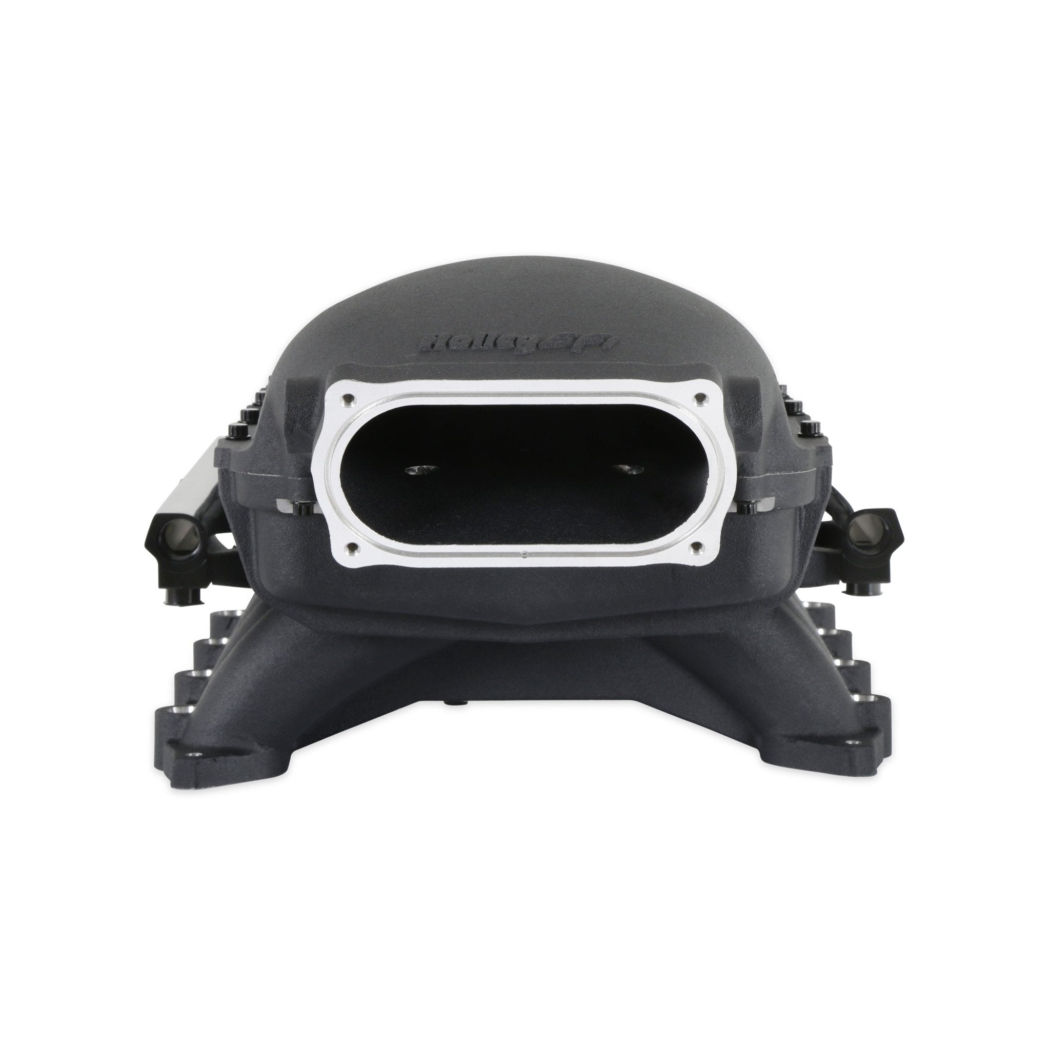 Holley HI Ram Coyote Intake Manifold Black - High Performance Air Intake System for Ford Mustang & F-150 - Perfect for Racing & Engine Upgrades