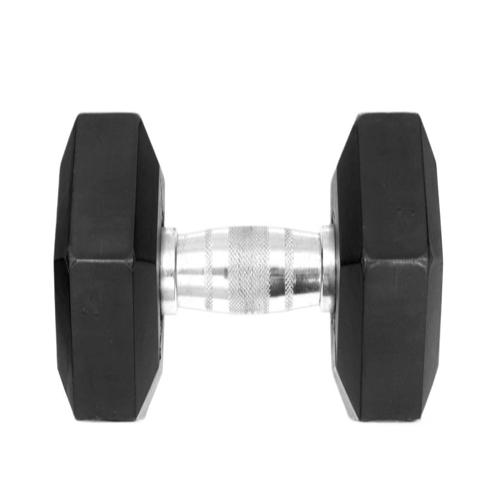 Premium Rubber Encased Dumbbell Set (2.5-30kg) for Strength Training - Home & Gym Workout Equipment for Weightlifting, CrossFit, and Fitness Training