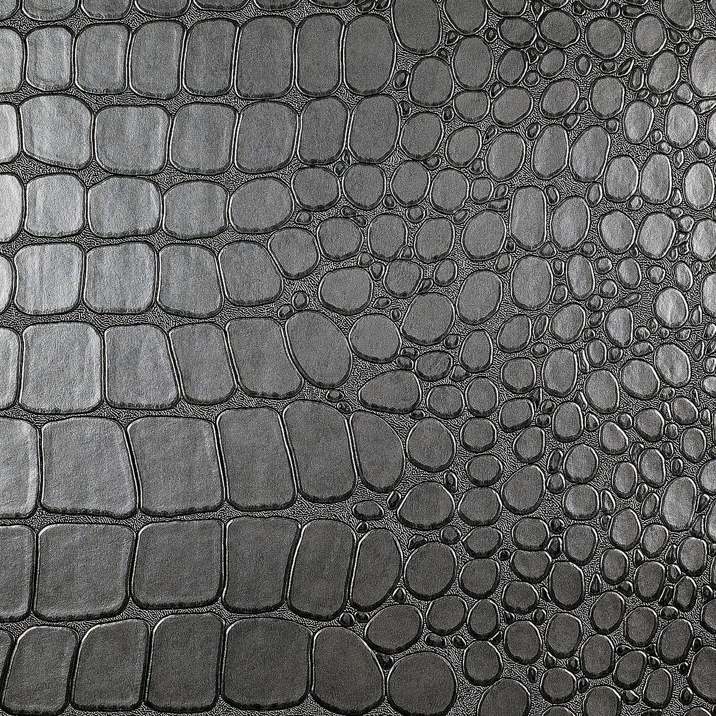 Phillip Jeffries Vinyl Crocodile Rock Scaled Slate Wallpaper - Premium Textured Wall Covering for Living Room, Bedroom & Office Decor