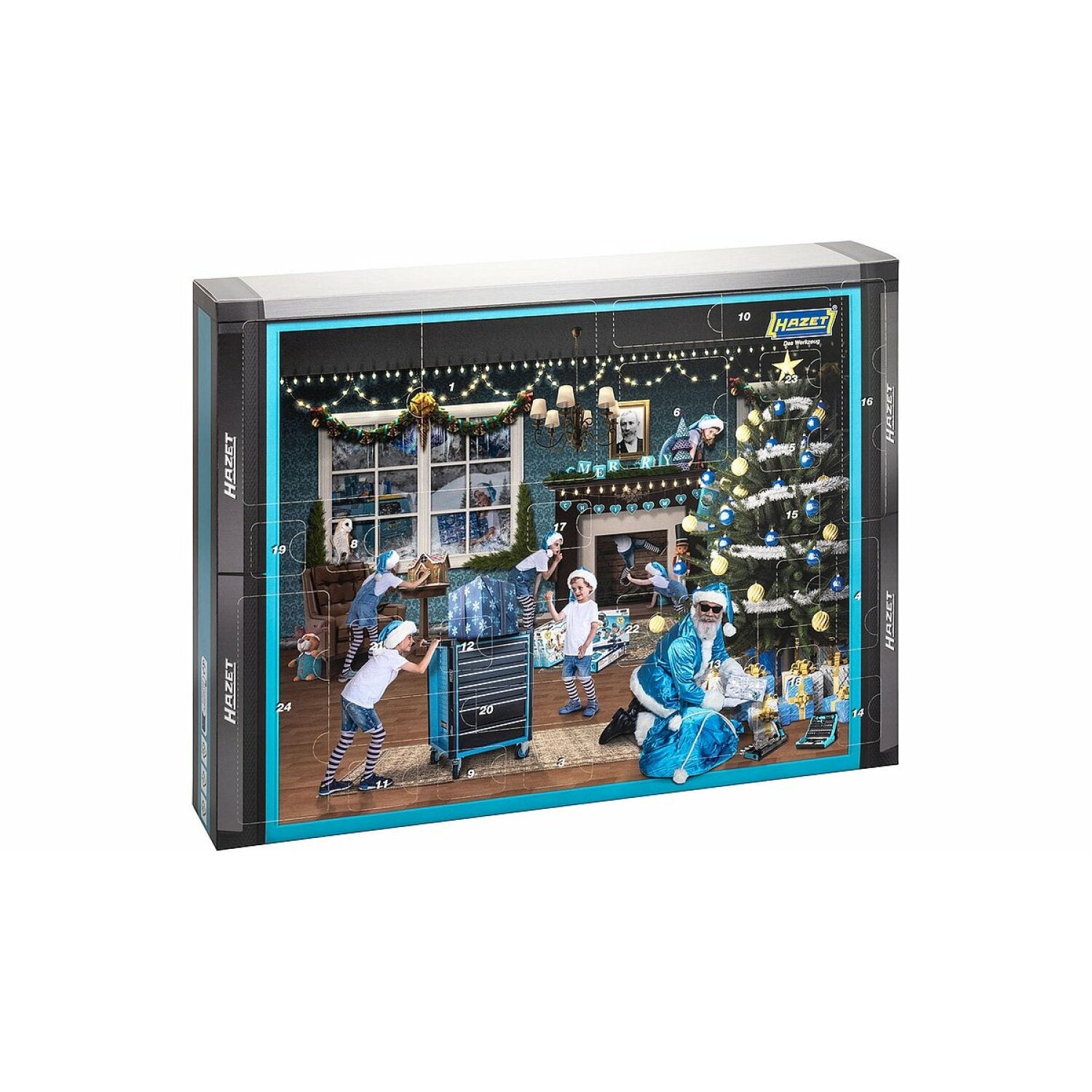 Hazet Advent Calendar 2024 - 24 Days Christmas Countdown Calendar with Premium Gifts | Perfect for Holiday Decorations, Family Traditions & Christmas Gift Giving