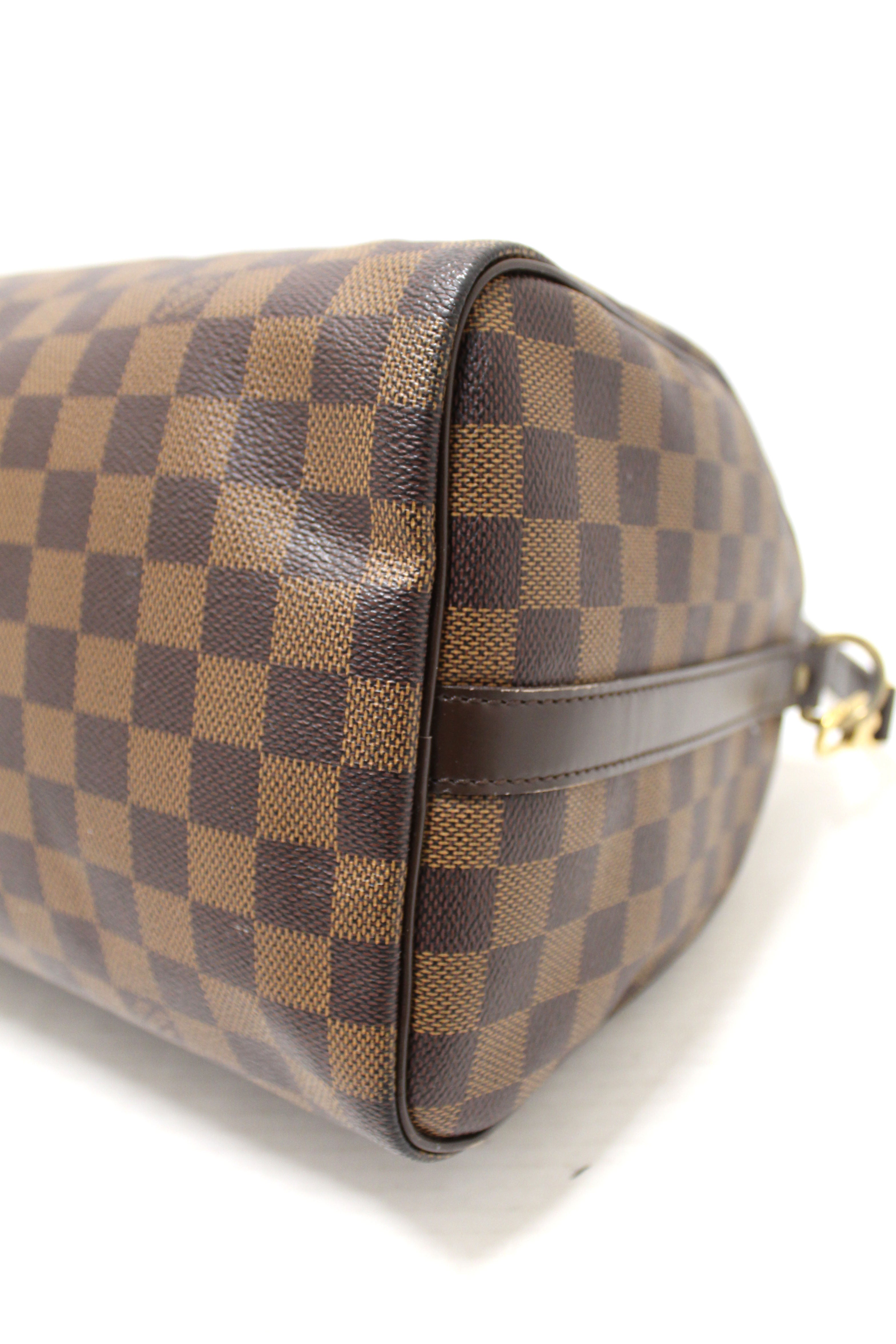 Authentic Louis Vuitton Damier Ebene Speedy 30 Bandouliere Crossbody Bag - Luxury Handbag for Women, Perfect for Work, Travel & Everyday Use