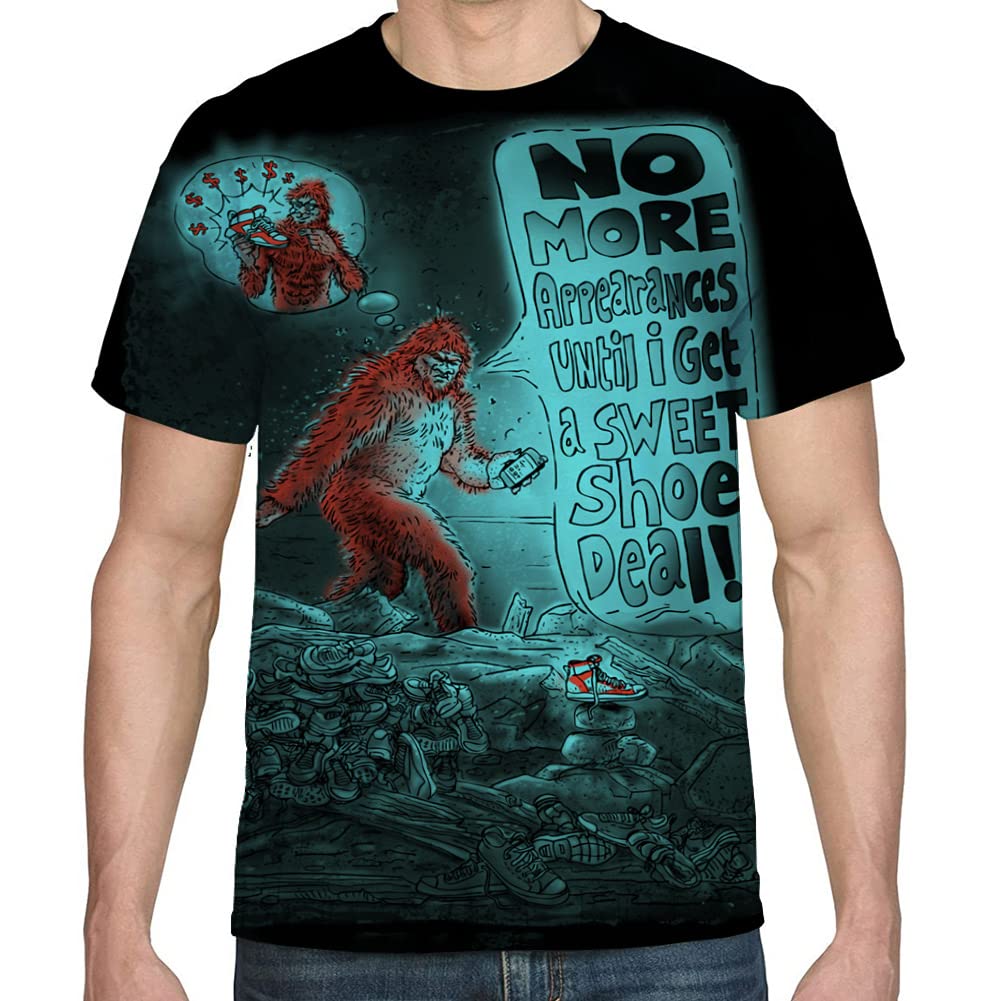 3D Printed Graphic T-Shirt for Men - Cool & Stylish Casual Tee - Sizes S to 3XL - Perfect for Streetwear, Gaming & Everyday Outfits